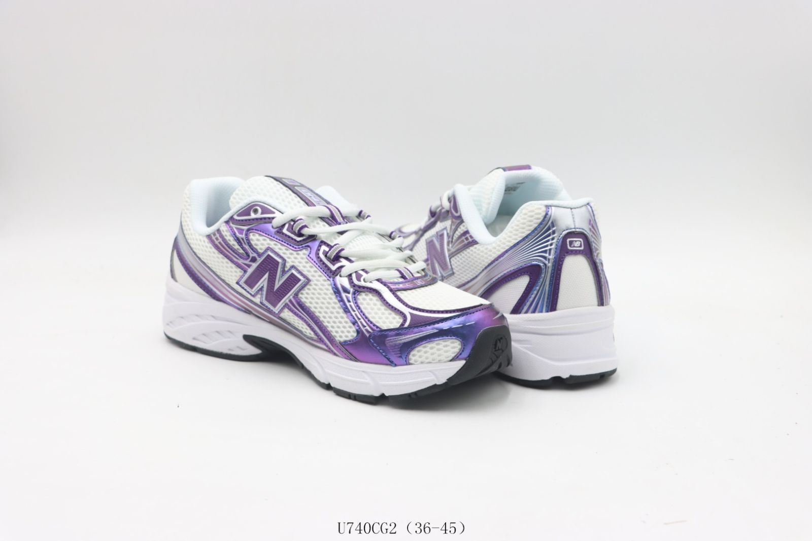 今日 ニューバランス ランニングシューズ 白紫 U740CG2 WWW_NOITHATQUANGTHANH_NET