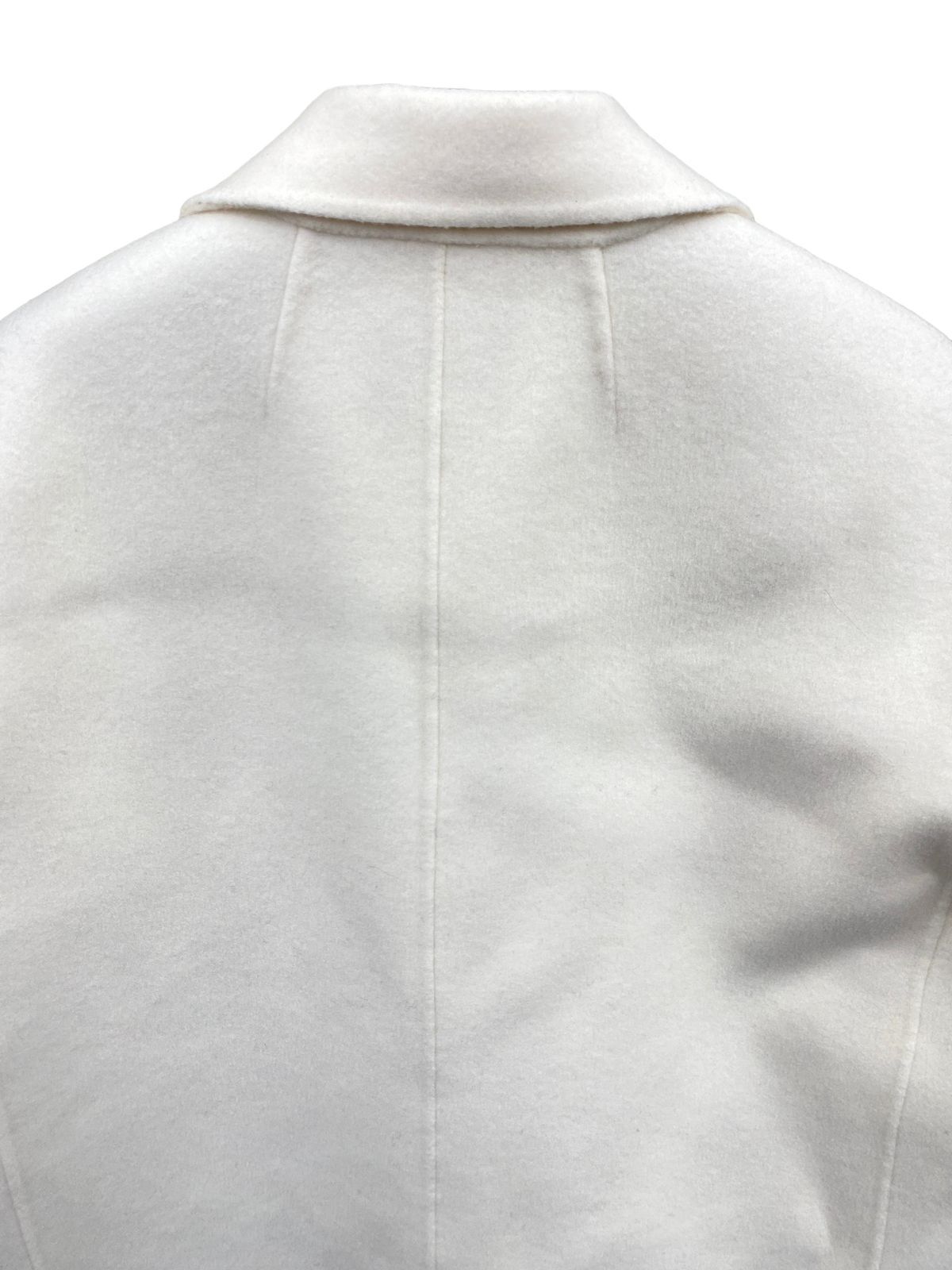 ☆EM1274 theory セオリー ロングコート ウールコート アイボリー S