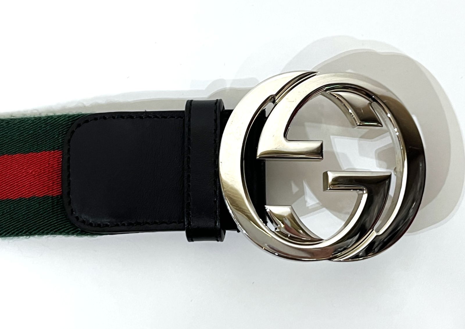 美品✨GUCCI グッチ　ベルト　インターロッキング　シェリーライン　レディース GUCCI グッチ ベルト インターロッキング シェリーカラー 114984