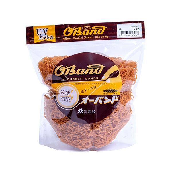 まとめ 共和 オーバンド 7 内径11mm 500g入 透明袋 GAA-N-001 1袋 ×3セット