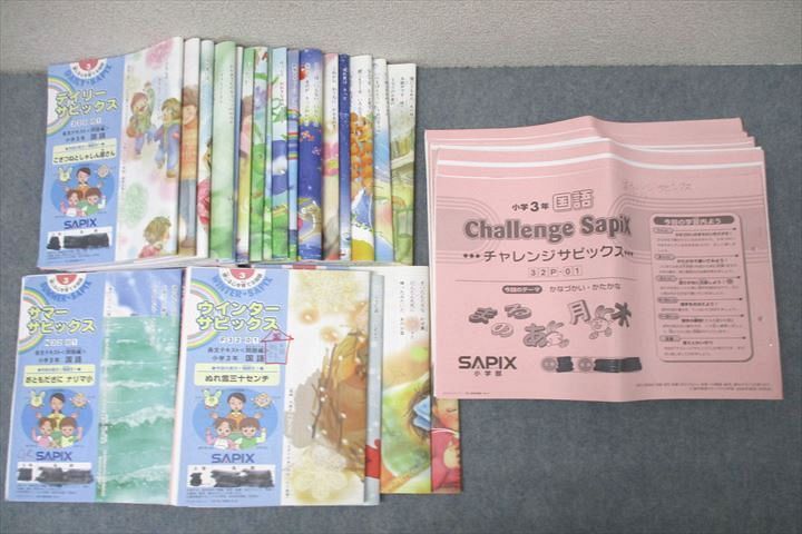専用　美品　小学3年生国語　チャレンジサピックス　デイリーサピックス サピックス教材3年生と2年生の比較及び1年間を振り返り感じた