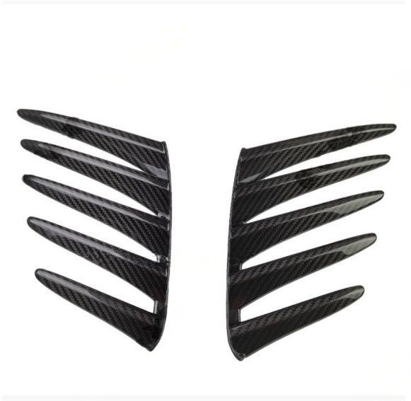 干碳製 レクサス RC200t RC300h RC300 RC350 RC Fスポーツ 2015〜2021年式 後バンパー 風口パネル 2枚セット