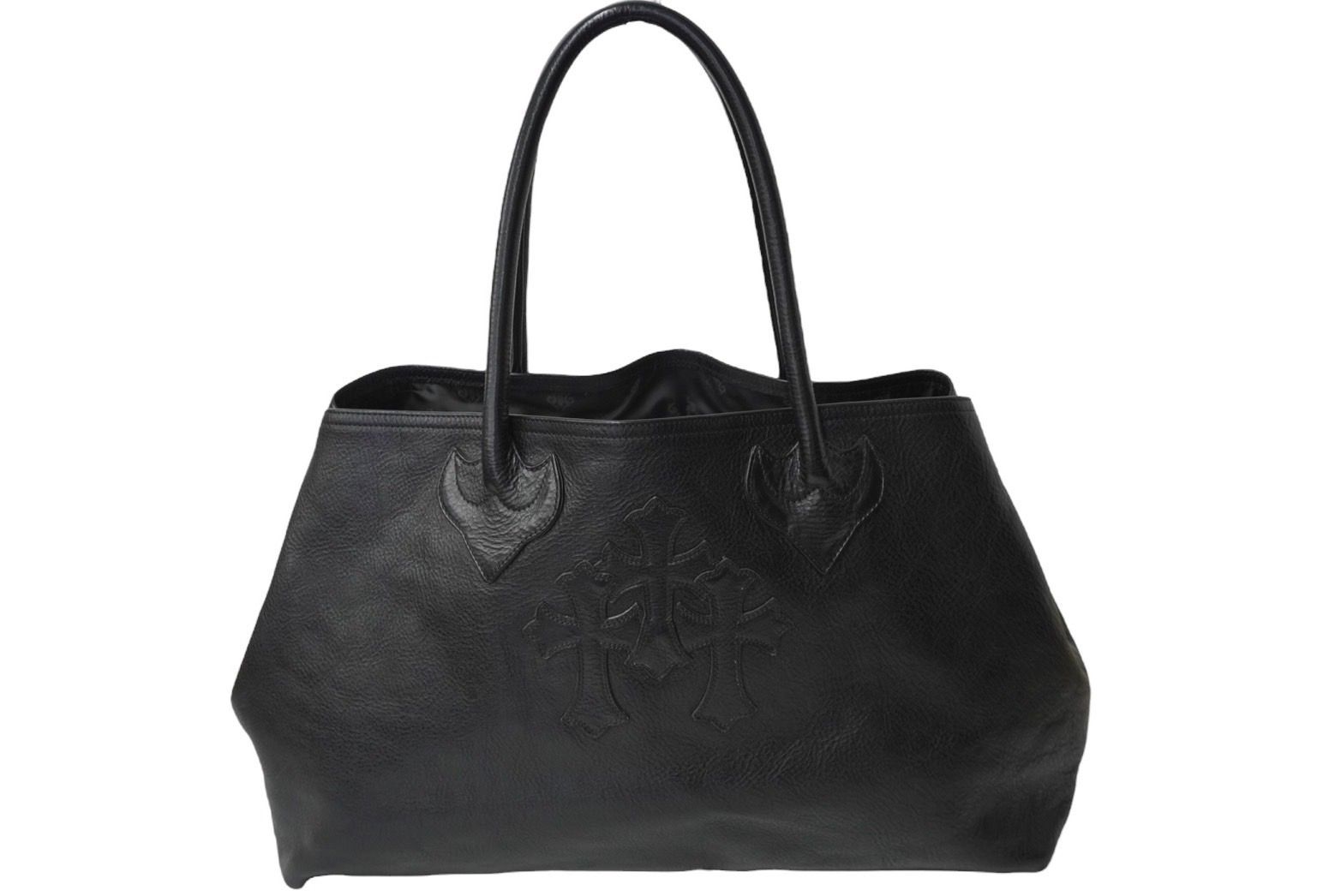セメタリー　トートバッグ　美品⚠️クロムハーツではありません。 CHROME HEARTS クロムハーツ 3セメタリー トートバッグ レザー