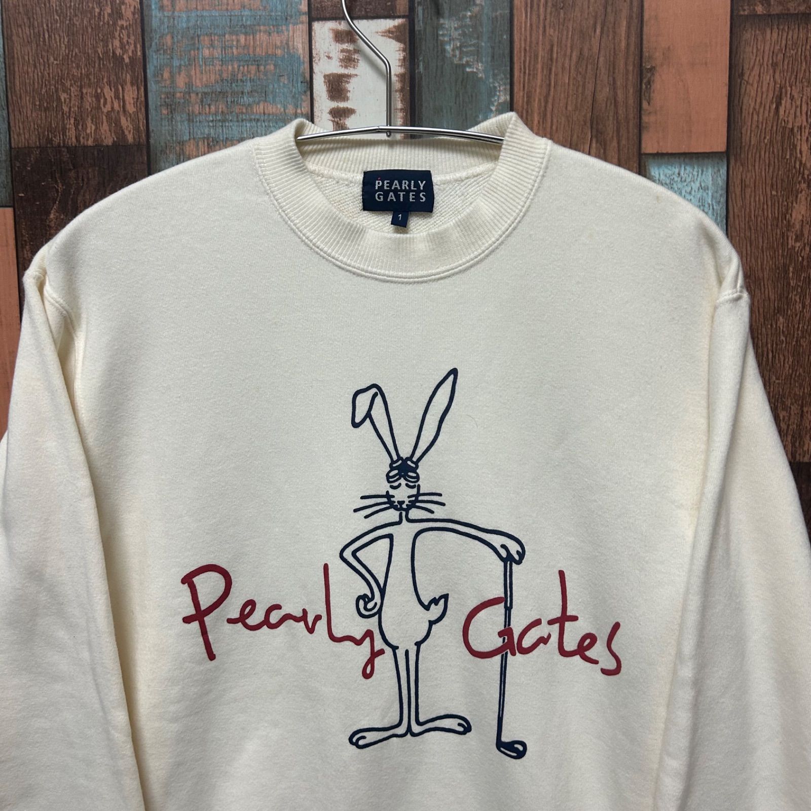 PEARLY GATES スウェット サイズ１ クリーム色 ウサギ - メルカリ
