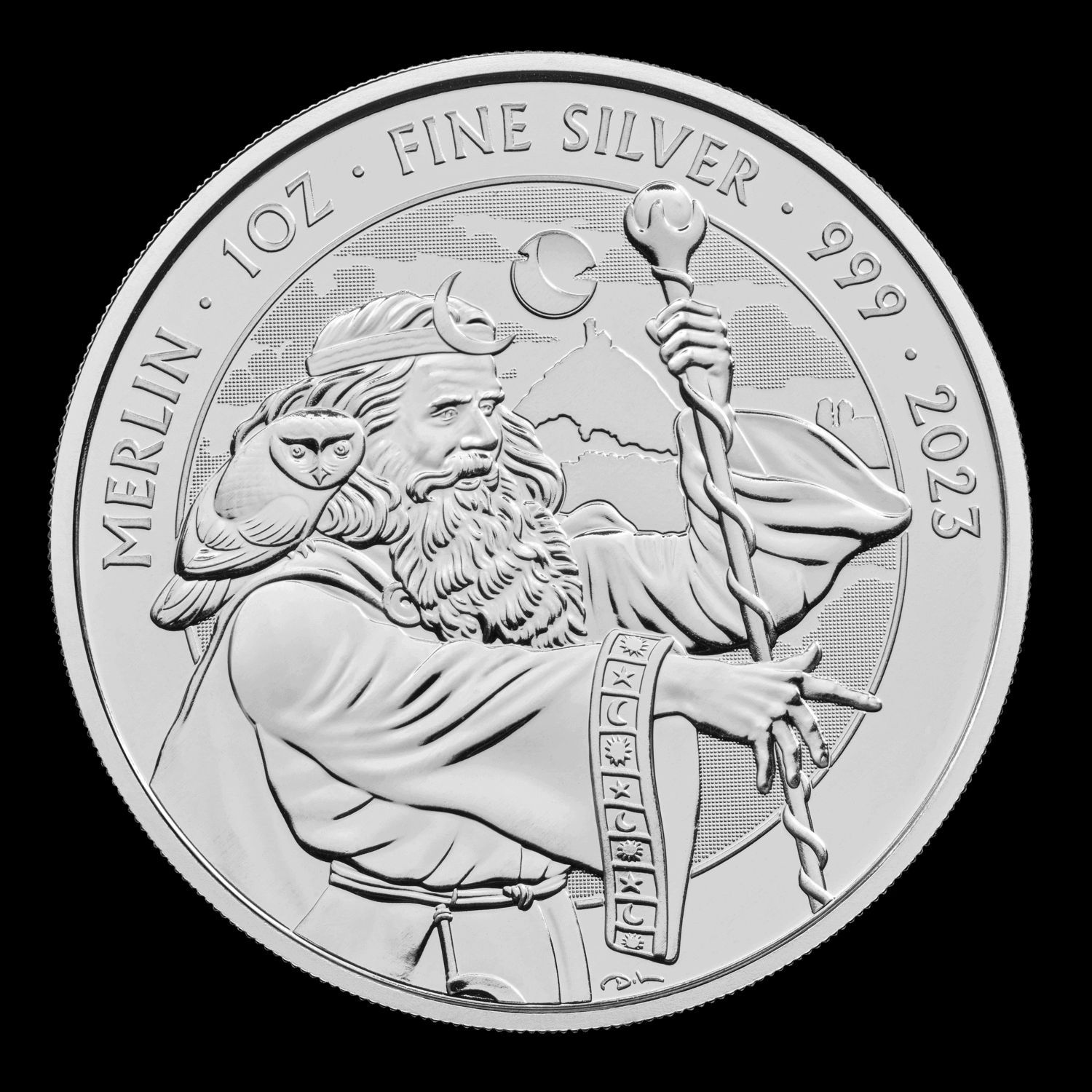 世界的に 保証書・カプセル付き] 2023年 イギリス「神話と伝説 (新品) 銀