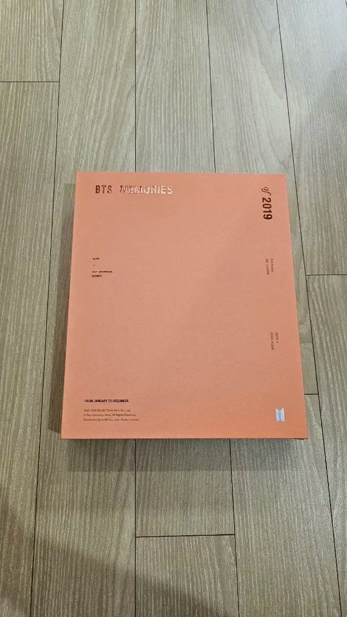 BTS MEMORIES OF 2019 トレカなし BTS Memories 2019 DVDとトレカ ユンギ 抜け無し