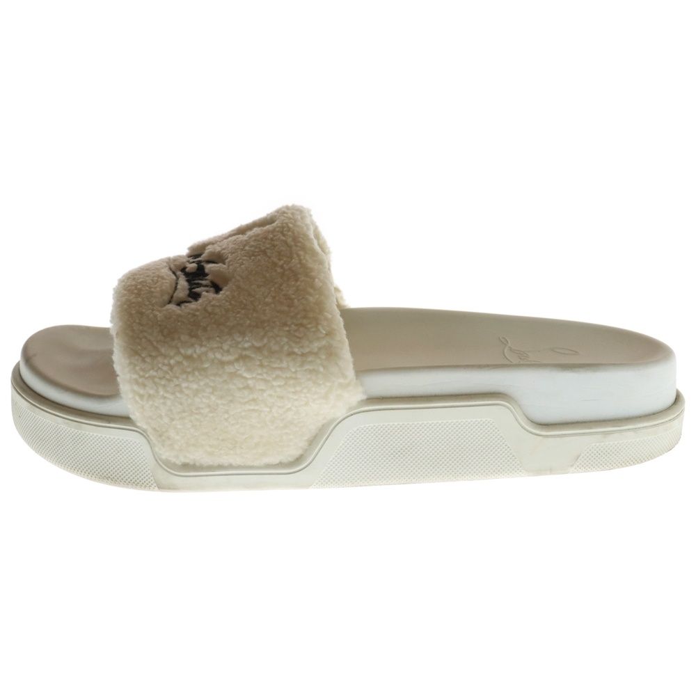 Christian Louboutin ホワイトサンダル Take It Easy - ミュール - ラバー - ホワイト - メンズ