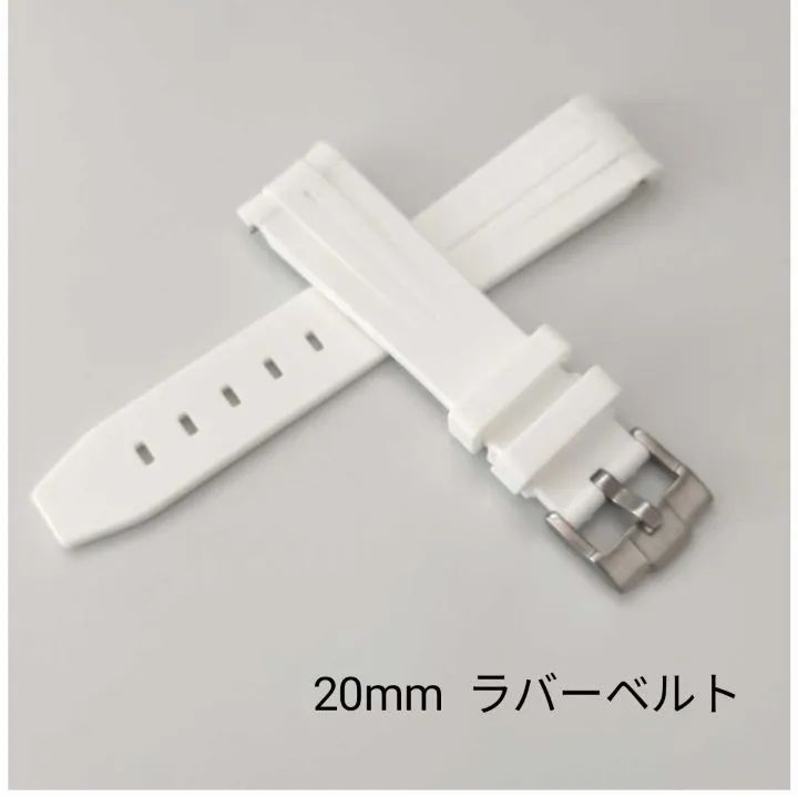 rm055用互換ラバーベルト ホワイト rm055用互換ラバーベルト ホワイト rm055用互換ラバーベルト ホワイト