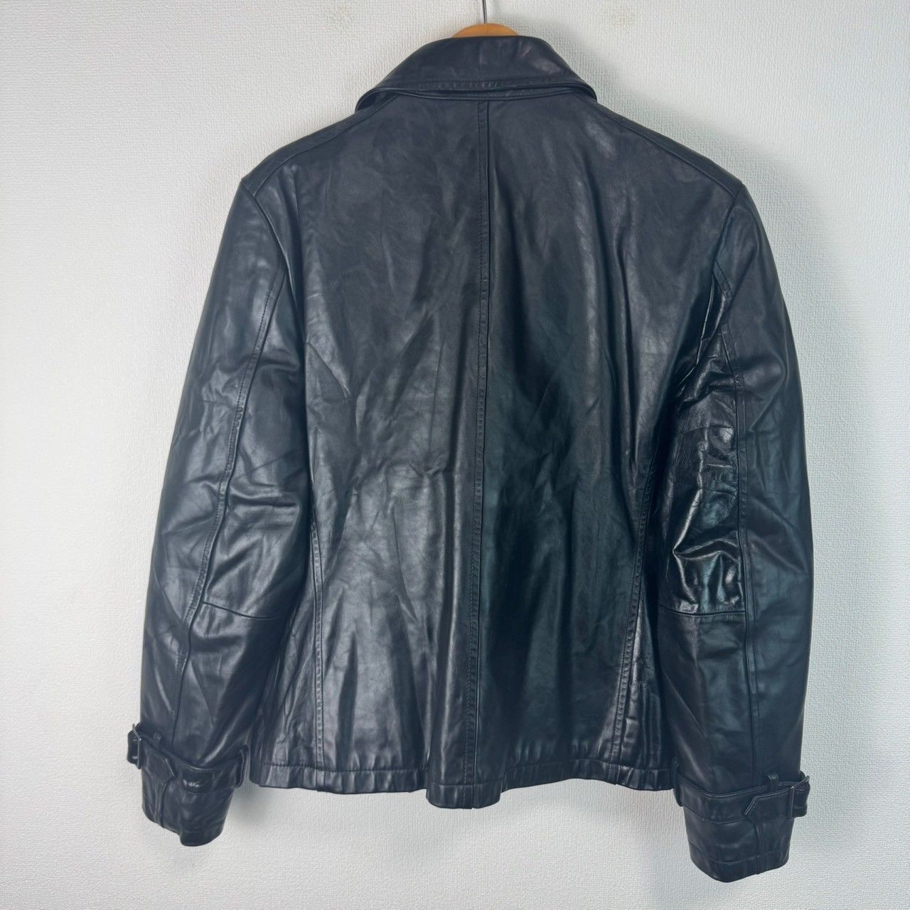 COMME CA ISM ホースハイド コムサイズム レザージャケット ダブル 