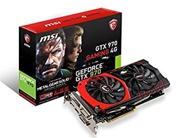 MSI GTX 970 GAMING 4G MGSV 『Twin Frozr V/OCモデル』 グラフィックスボード VD5680