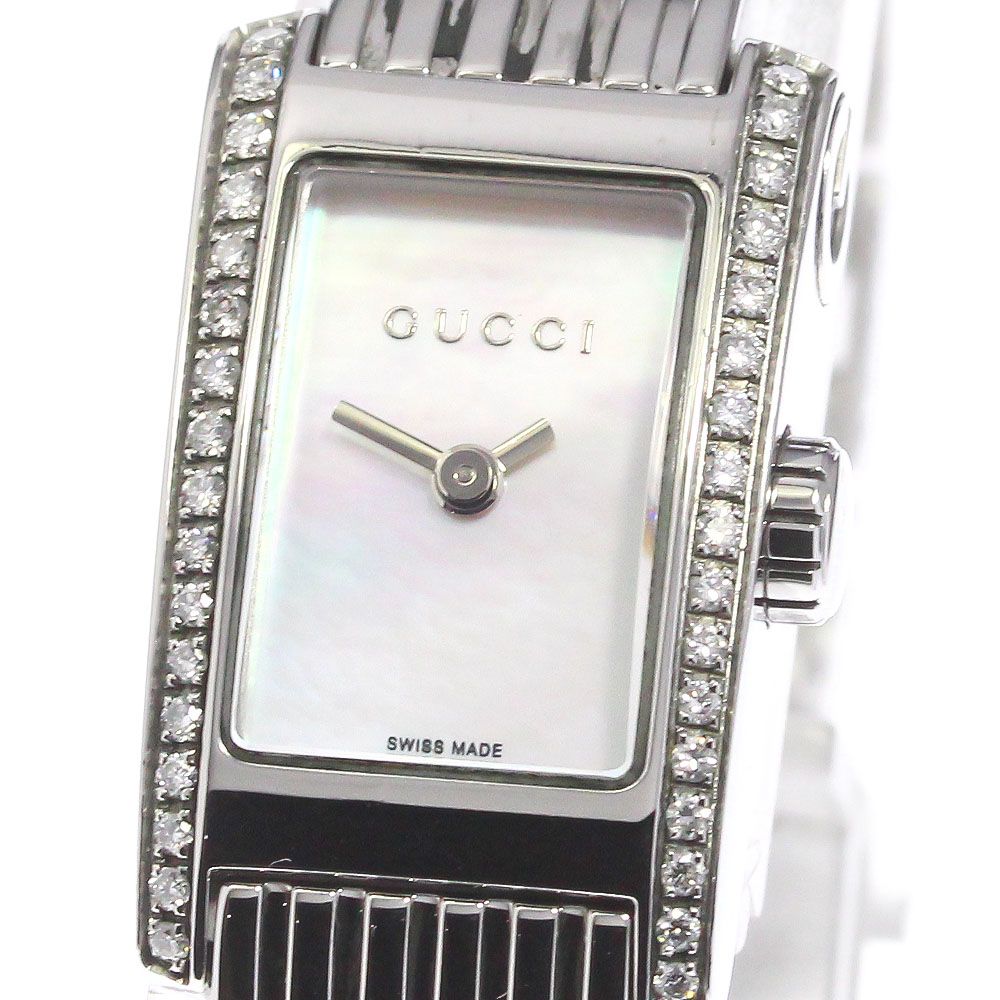 グッチ GUCCI 8600L Gメトロ サイドダイヤ クォーツ レディース 訳ありグッチ GUCCI 8600L Gメトロ サイドダイヤ クォーツ