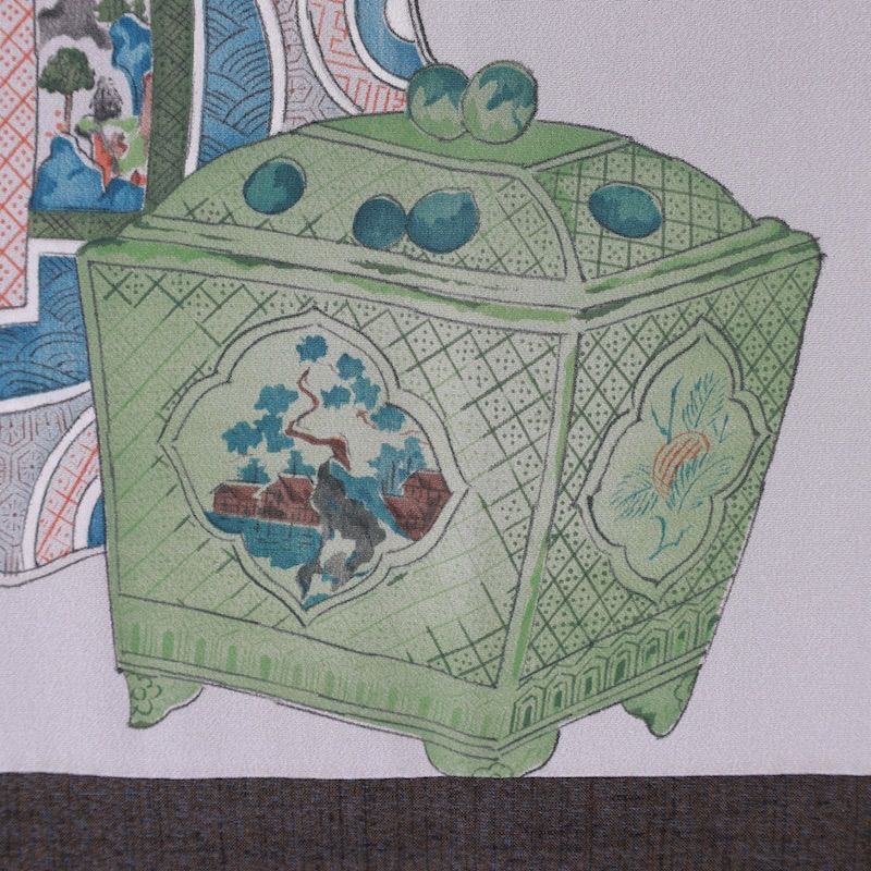 着物 メンズ 男真綿紬アンサンブル 茶 真綿引き 手織り /B120 - メルカリ 