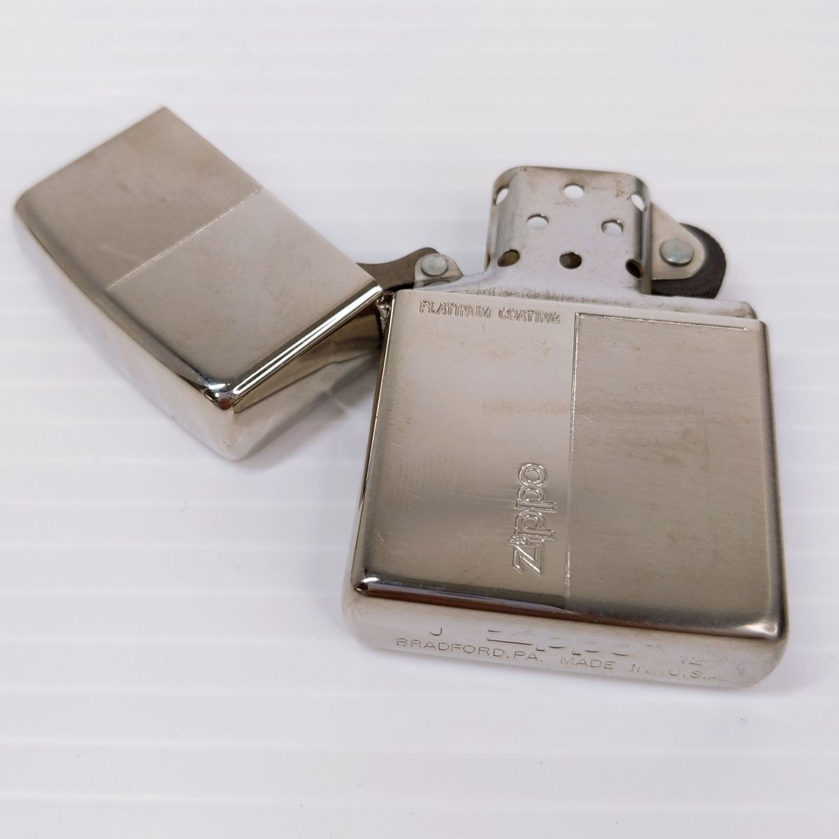 確認ページ 品】Zippo ジッポー PLATINUM COATING 〇YR-52921〇