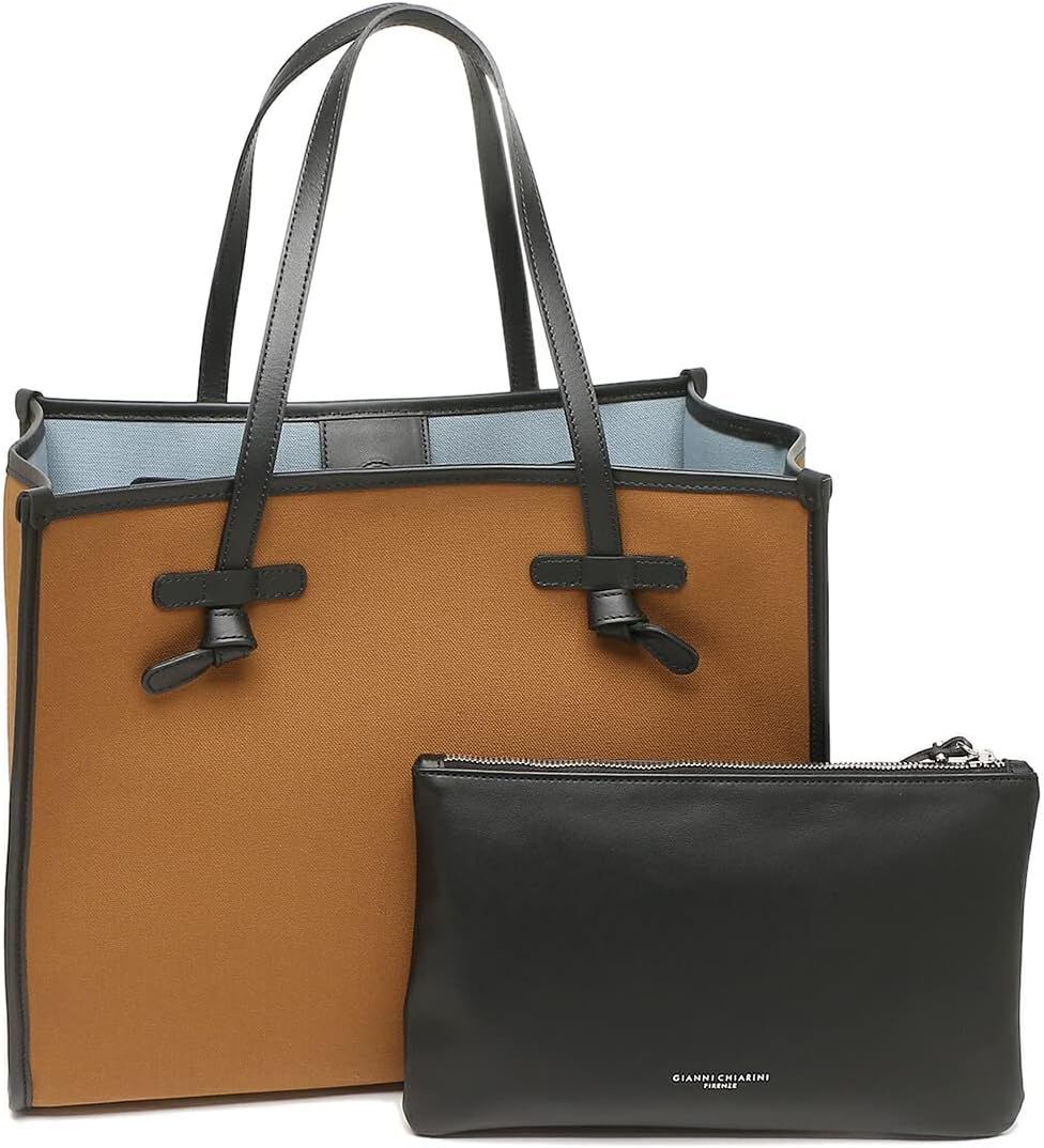 [ジャンニキアリーニ] トートバッグ マルチェッラ Mサイズ レディース GIANNI CHIARINI BS6850 CNV-SE MARCELLA ポーチ付き ジャンニ キアリーニ ジャンニキャリーニ ジャンニ キャリーニ 