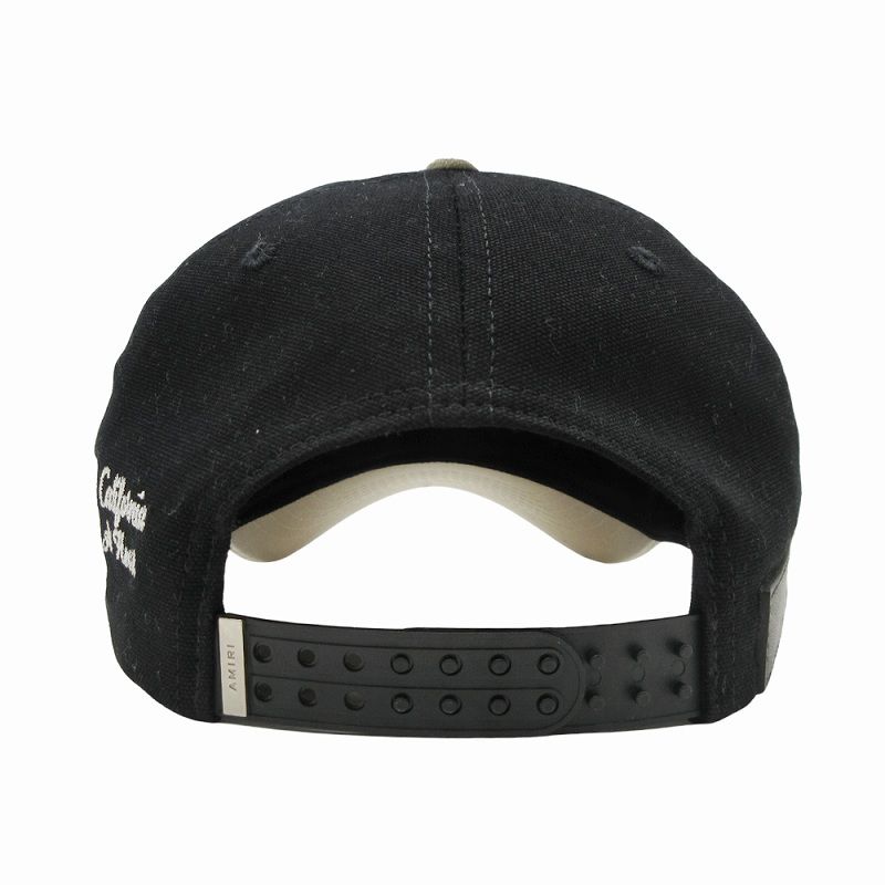 極美品✨amiri アミリ ロゴ キャップ ブラック 黒 AMIRI アミリ ロゴ  