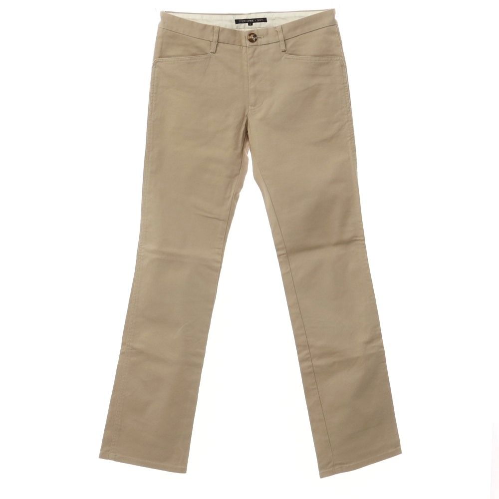 【中古】スタジオオリベ STUDIO ORIBE コットン チノパンツ ベージュ【サイズ3】【メンズ】-0