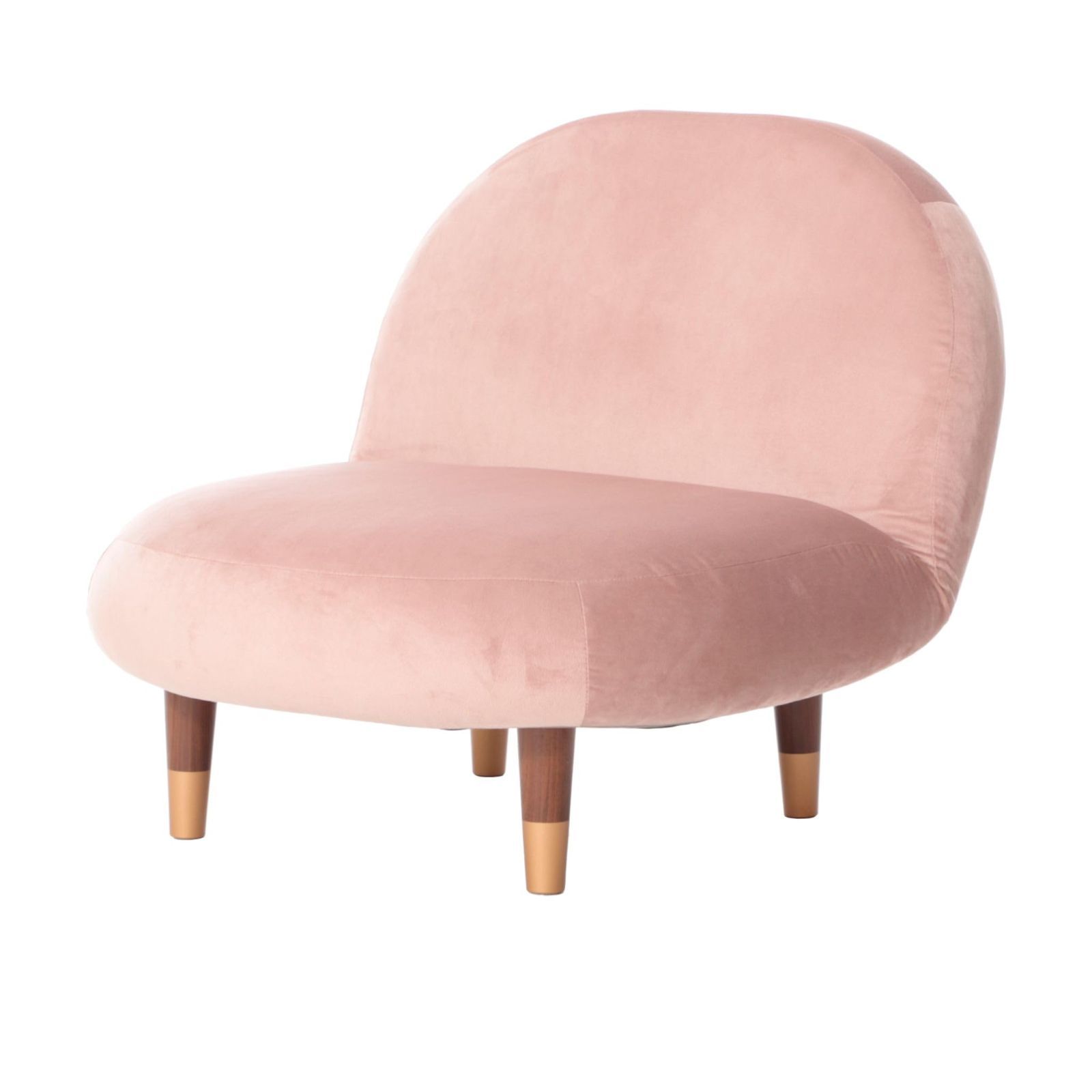 大人かわいい くすみカラー リクライニング 1人掛け 日本製 スモーキーピンク ベロア生地 A1880p-a-721PIK ラウンドソファ セルタン Cellutane