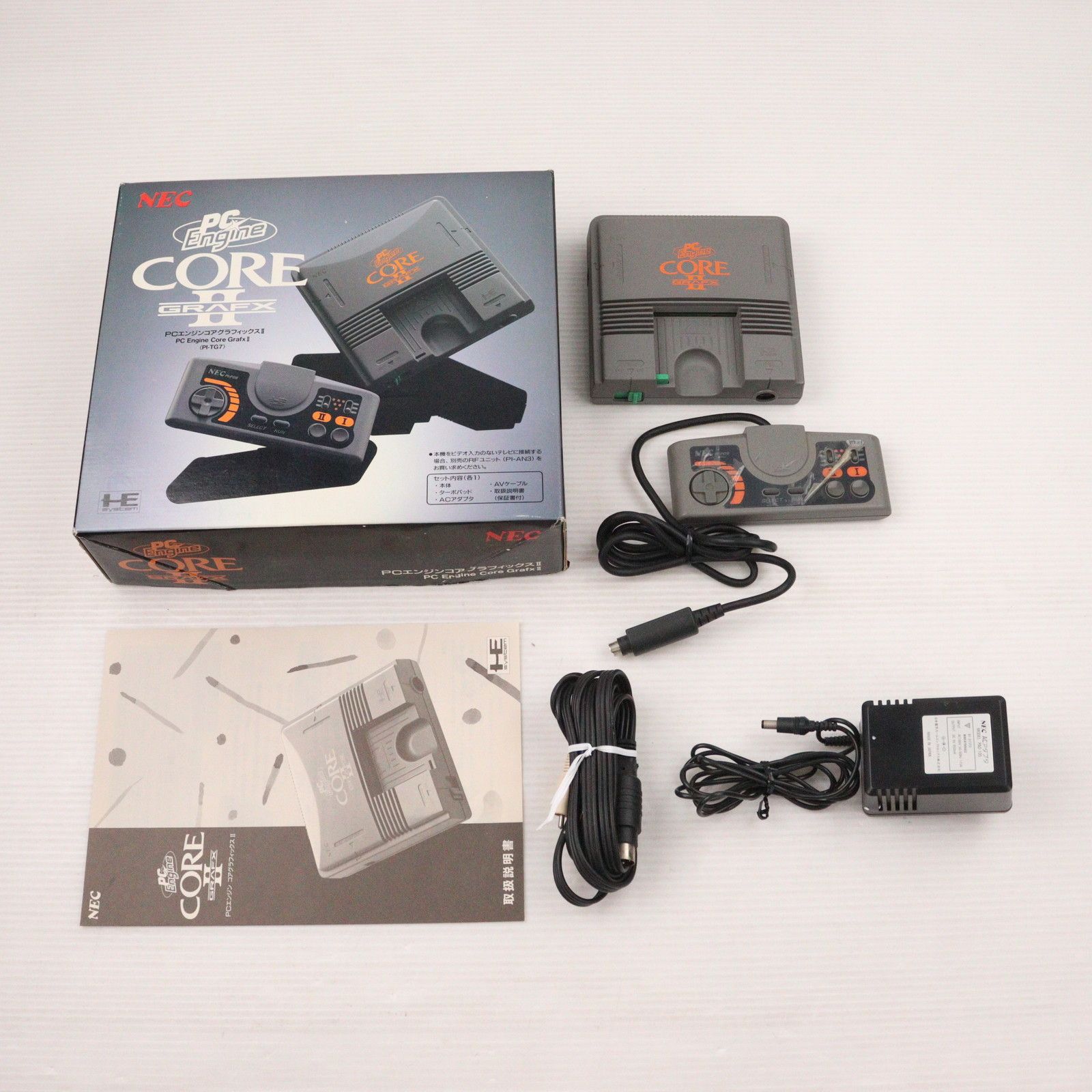 (本体) PCエンジン コアグラフィックスII(PC Engine Core Grafx 2) NECホームエレクトロニクス(PI-TG7) 本体) PCエンジン コアグラフィックスII(PC Engine Core Grafx 2