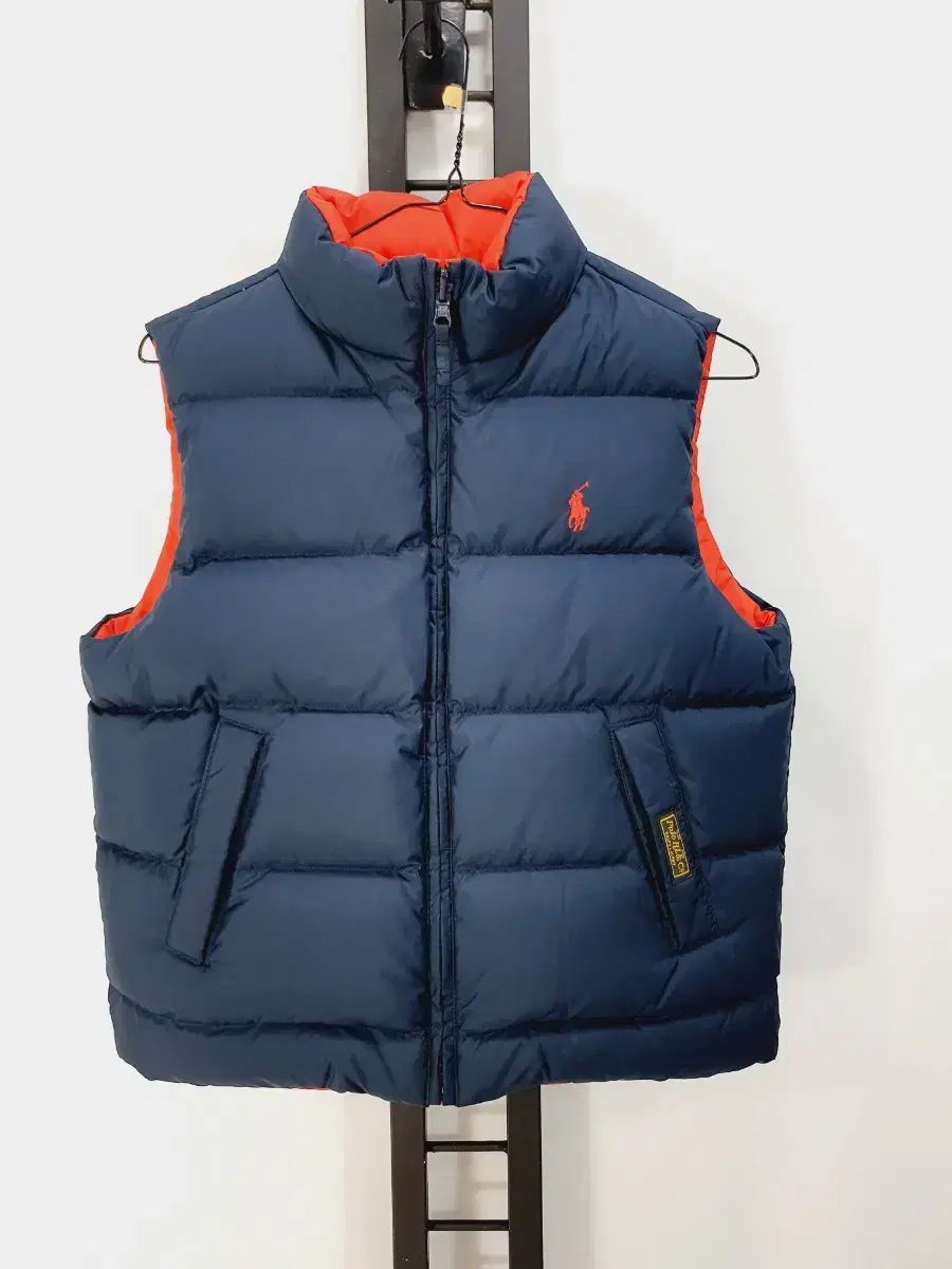 ポロ ダウン ベスト リバーシブル ダウン ベスト ネイビー レッド BOYS PLANET ボイプラ m10|12
