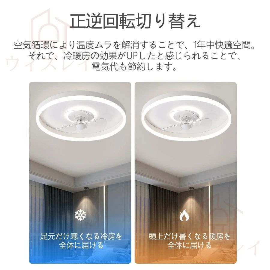 シーリングファンライト led
