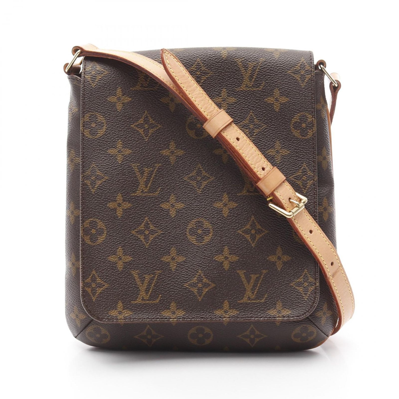ルイ ヴィトン LOUIS VUITTON ショルダーバッグ ミュゼットサルサ ショートストラップ モノグラム M51258 PVCコーティングキャンバス レザー ミュゼット サルサ ショート レディース Used A