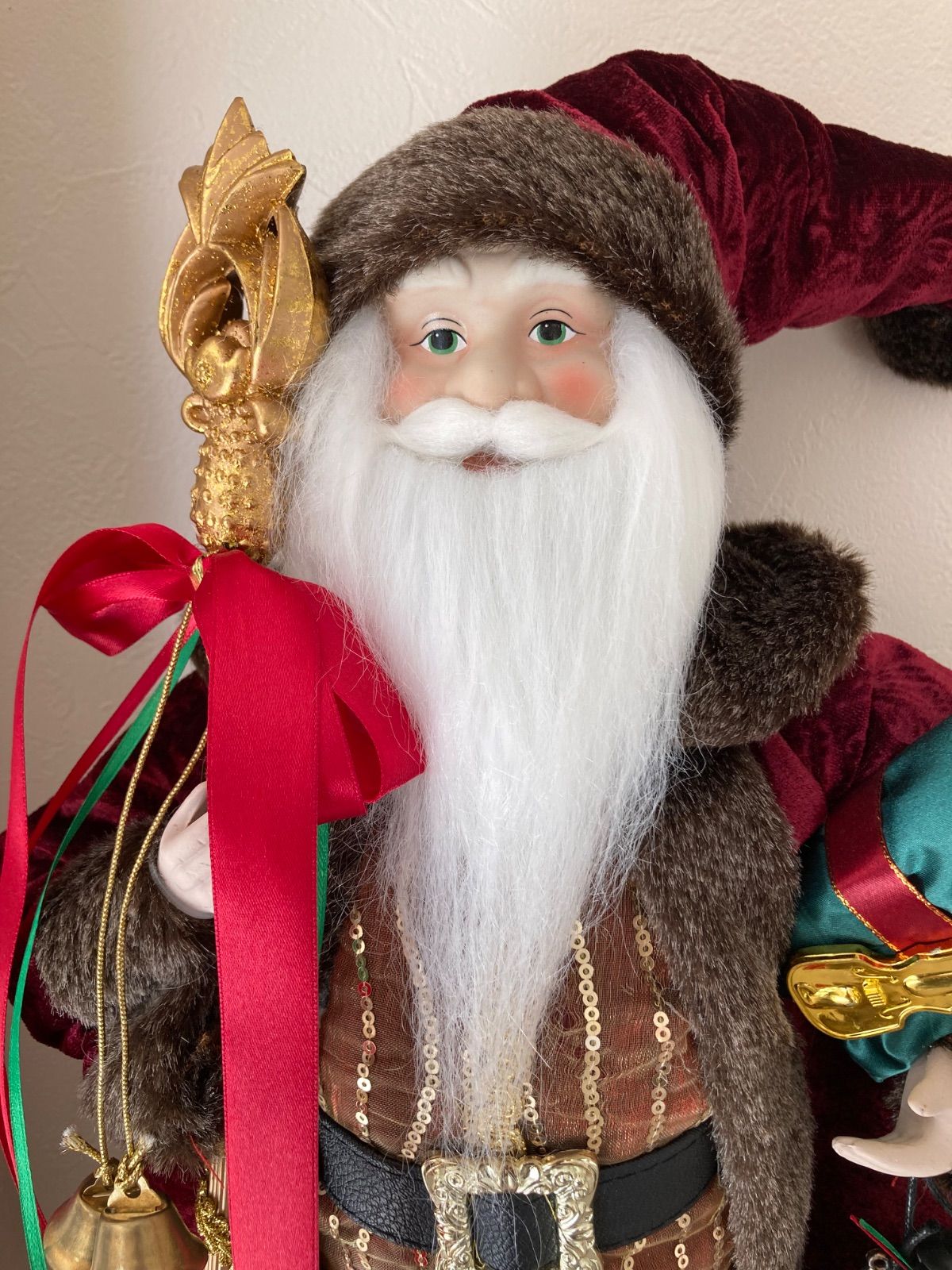 ランプを持ったサンタクロース 販売 サンタクロース置物