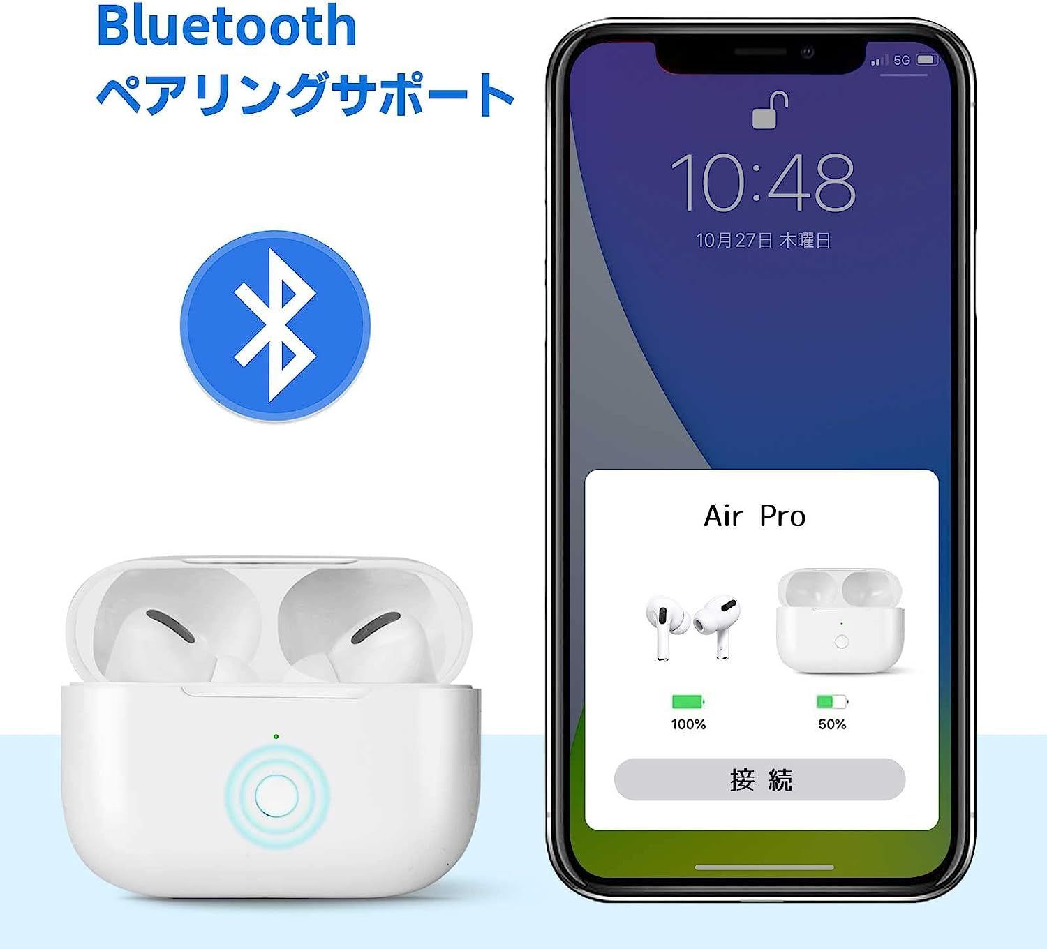 AirPods Pro ワイヤレス充電ケース付き Amazon | ZENIX DESIGN TECH airpods pro 用 ケース カラビナ