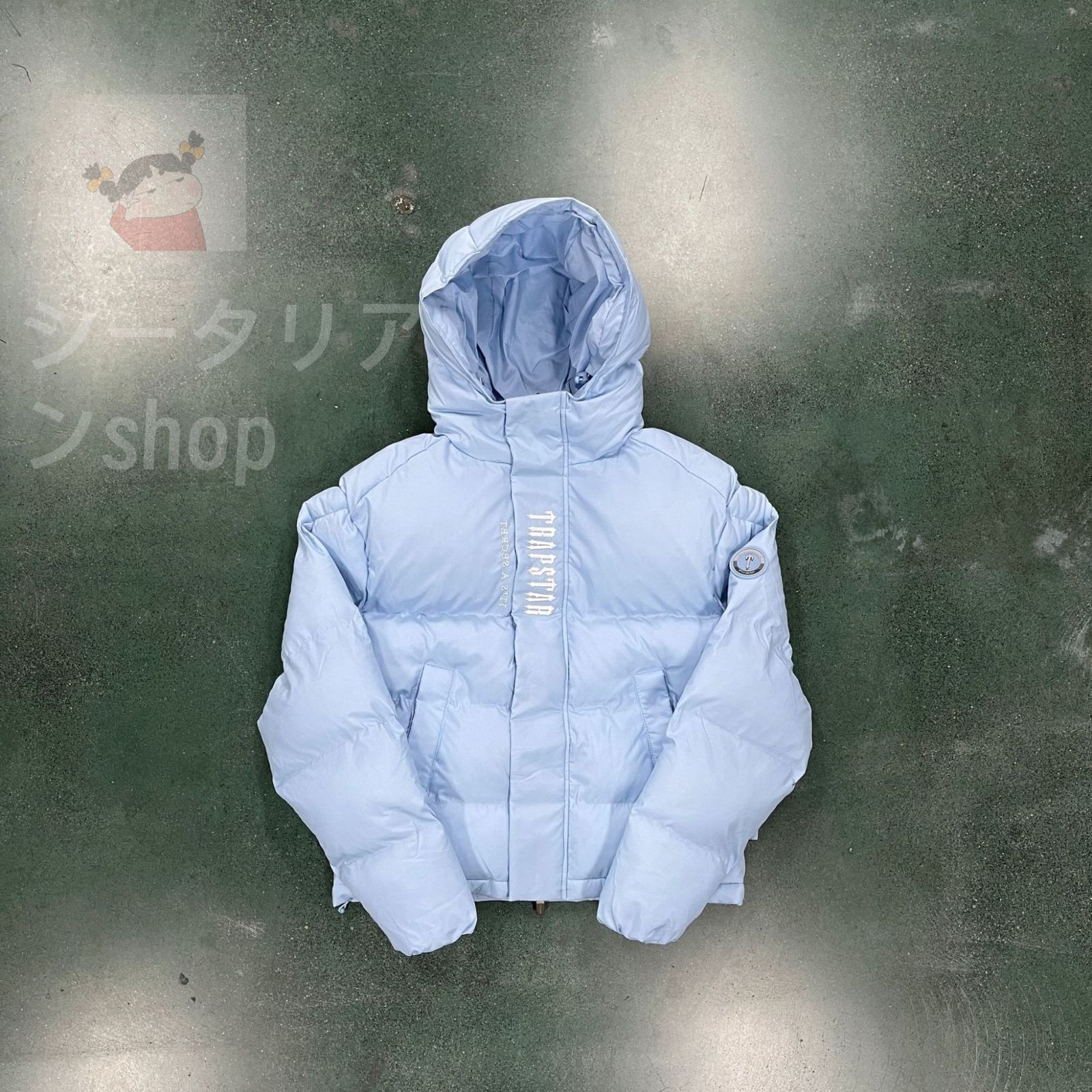 TRAPSTAR ライトブルー ダウンジャケット TRAPSTAR ライトブルー ダウンジャケット