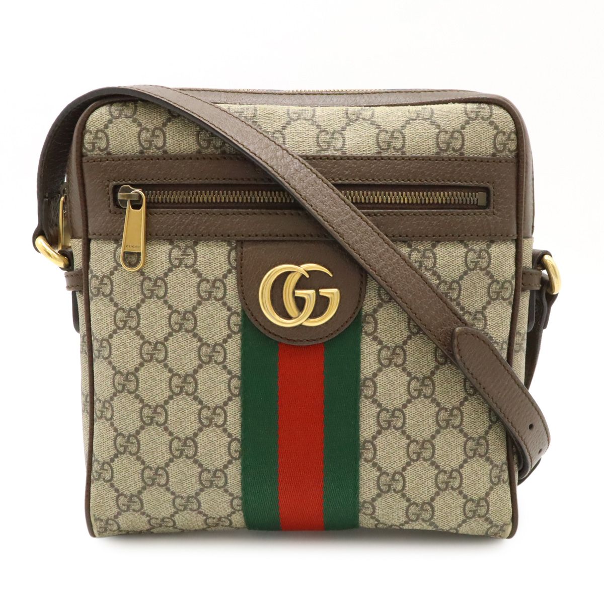 GUCCI グッチ オフィディア スモール メッセンジャーバッグ GGスプリーム シェリーライン PVC レザー ベージュ モカブラウン 547926 GUCCI グッチ オフィディア スモール メッセンジャーバッグ GG