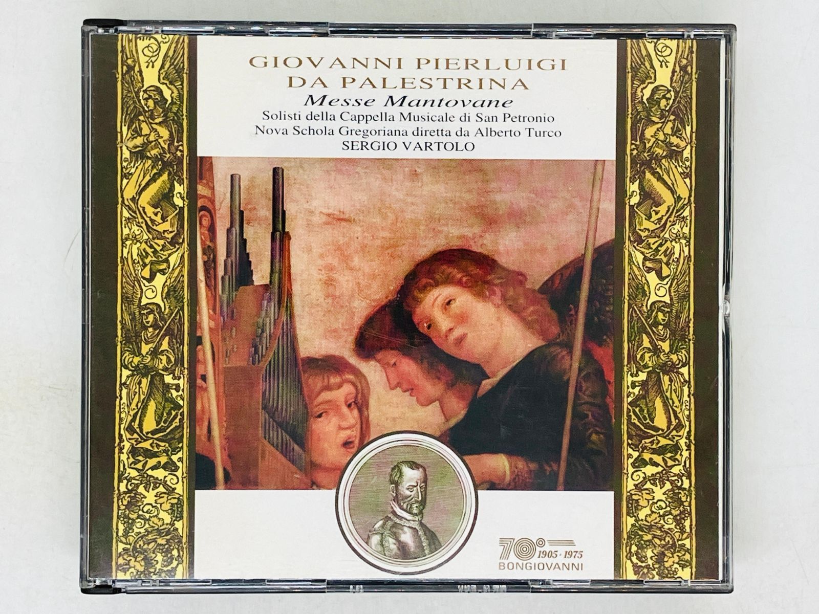 2CD 伊盤 G.P. DA PALESTRINA Messe Mantovane / SERGIO VARTOLO made in Italy  イタリア盤 K04