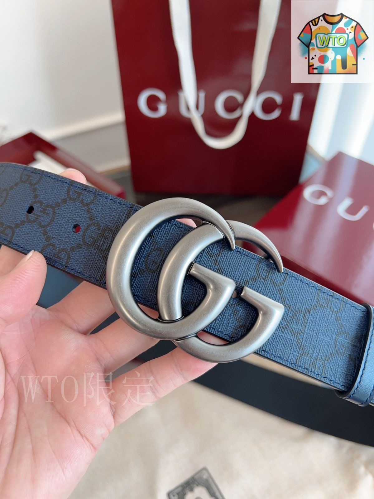 即購入値下げコメントお願いします❁ GUCCI グッチ ベルト 今日WTO】Gucci Auto-Smooth Buckle Belt（グッチ オート
