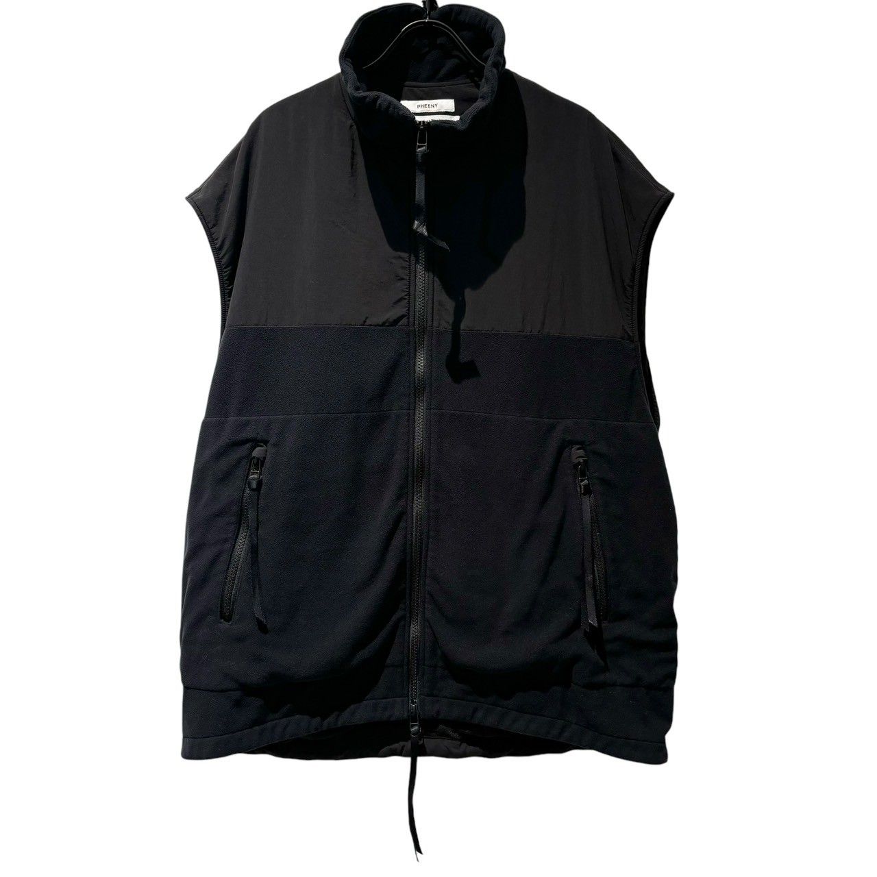 PHEENY×× product Twelve PA22-PR02 Polartec fleece cocoon vest 