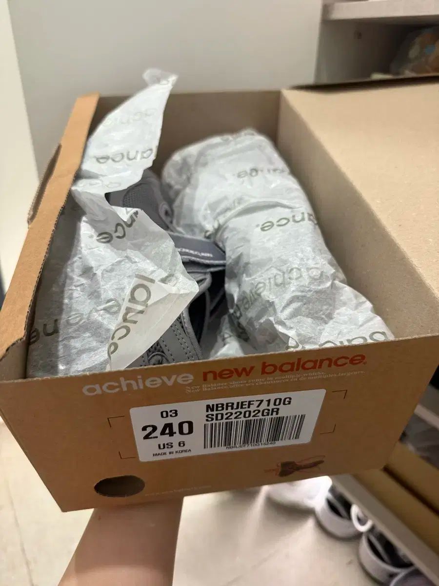 ニュー ンス ブリーズ メリージェーン 240 mm グレー ジョンウォン JUNGWON