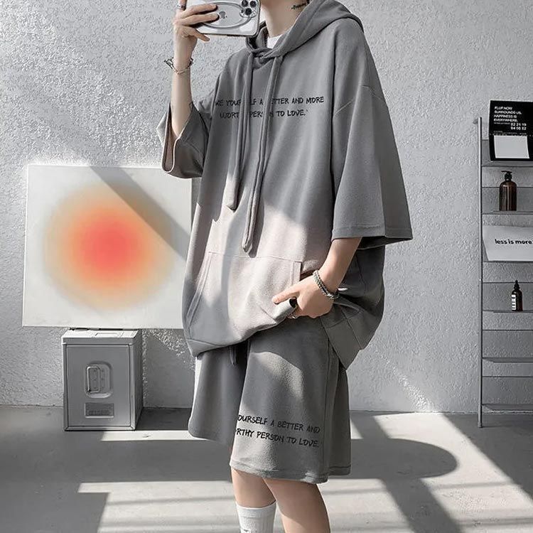 接触冷感 涼しい ハーフパンツ セットアップ 送料無料 パーカー