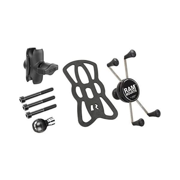 RAM MOUNTS ラムマウント Xグリップ-M8ボルトベースセット ファブレット用 ショートアーム 1インチボール RAM-PL6