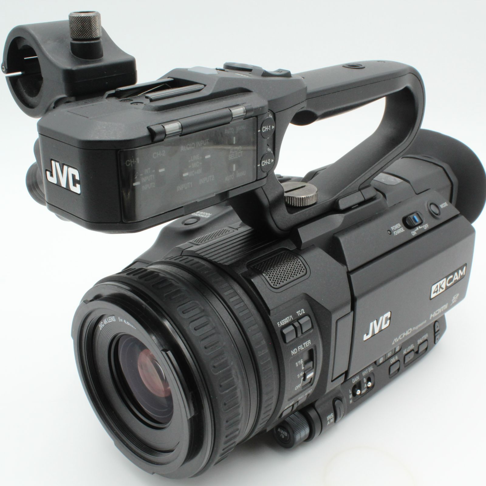 通電時間16時間！JVC 4Kメモリーカードカメラレコーダー GY-HM175