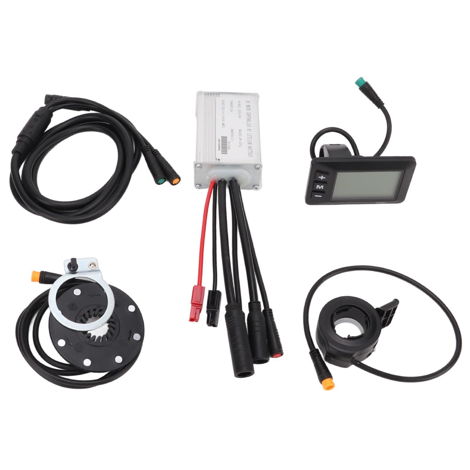 在庫セール DC 防水 36V 48V 電動自転車化キット 15A モーターローラー ＆ E-Bike サムスロットル ＆ 電動アシスト自転車 パワーアシストセンサー ＆ コントロールパネル 電動自転車キット ＆ ケーブル