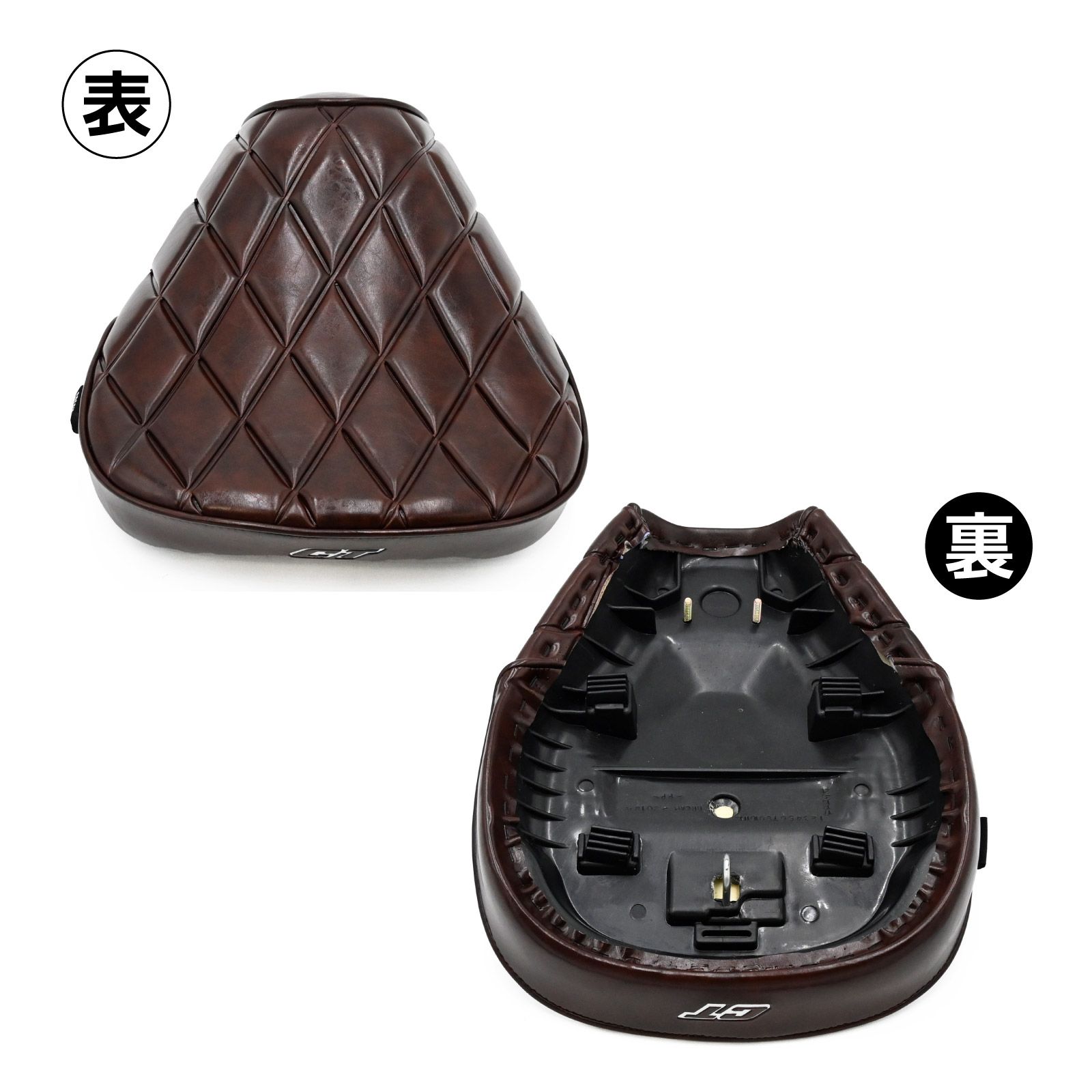 CT125 ハンターカブ　ブラウン ダイヤモンドキルティングシート CT125対応 JA55 JA65 ハンターカブ対応 125 シングルシート