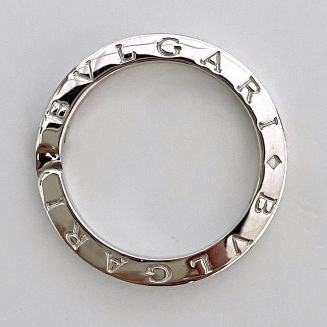 ブルガリ キーリング シルバー ロゴマニア 新品 仕上げ済み Ag 925 BVLGARI ブルガリ キーリング シルバー ロゴマニア 新品 仕上げ