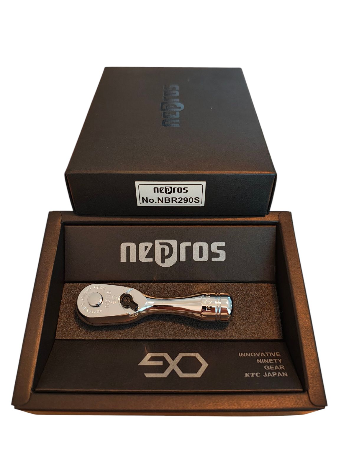WJ31 ネプロス NBR290S 6.3sq 1|4 ショートラチェットハンドル