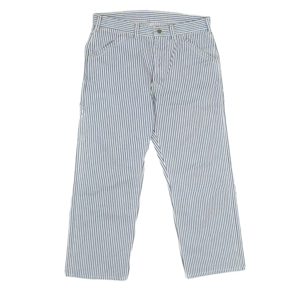 STANDARD CALIFORNIA スタンダードカリフォルニア BTPDC230 SD Painter Pants Hickory Stripe ヴィンテージウォッシュ加工 ペインター ワーク パンツ ブルー系 32【美品】【中古】