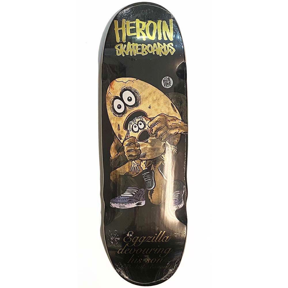 2025SUMMER 9.75 HEROIN ヘロイン EGG EATER DECK デッキ クルーザーにも スケートボード|スケボー|SKATEBOARD