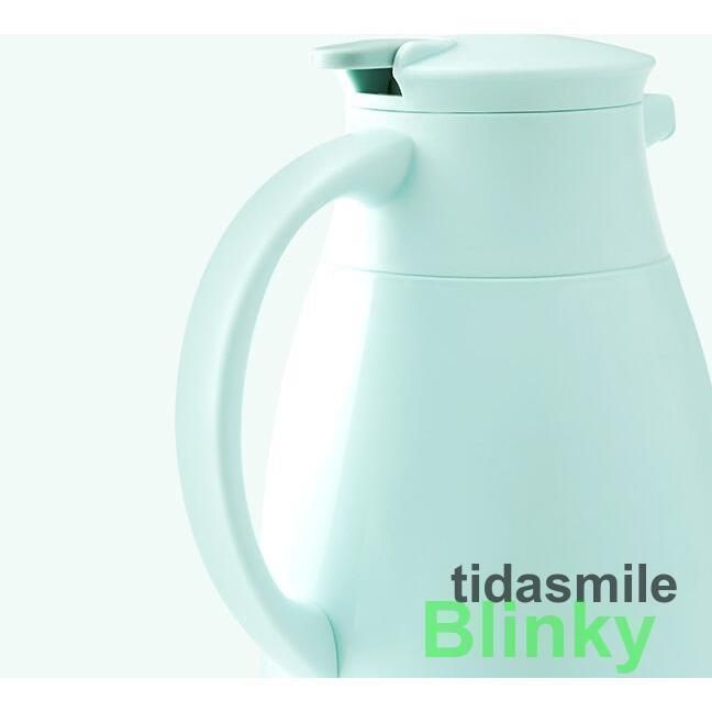  1.6 L 魔法瓶 保温ポット 大容量 まほうびん ポット 48 H保温 ガラス製 温度見え 温度を示す 水筒 北欧 保温 保冷 スリム 新生活 卓上 家 魔法瓶ポット キッチン 食器