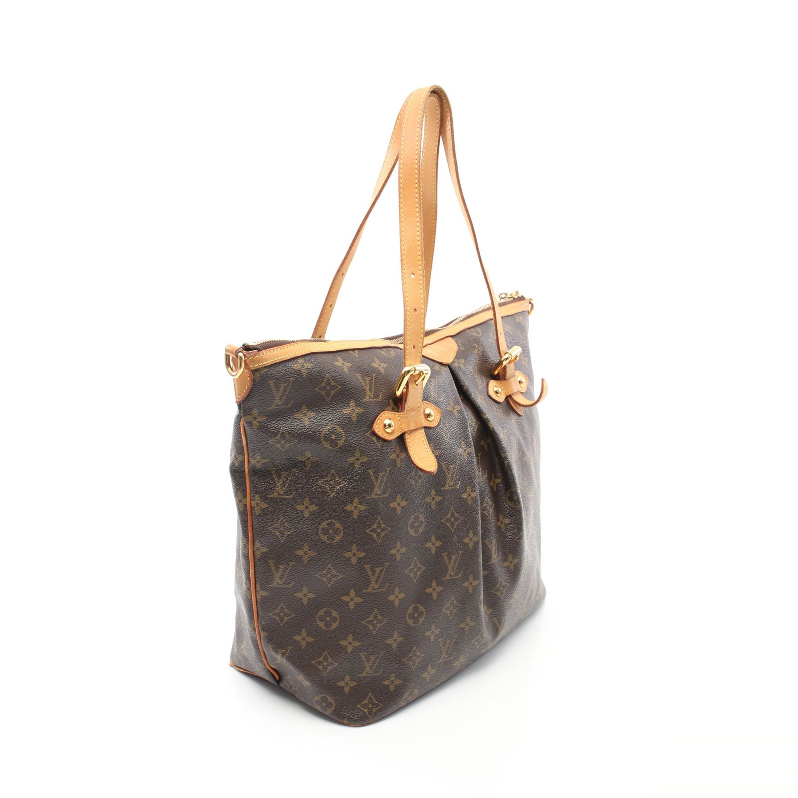 パレルモGM モノグラム ショルダーバッグ PVC レザー ブラウン 2WAY 