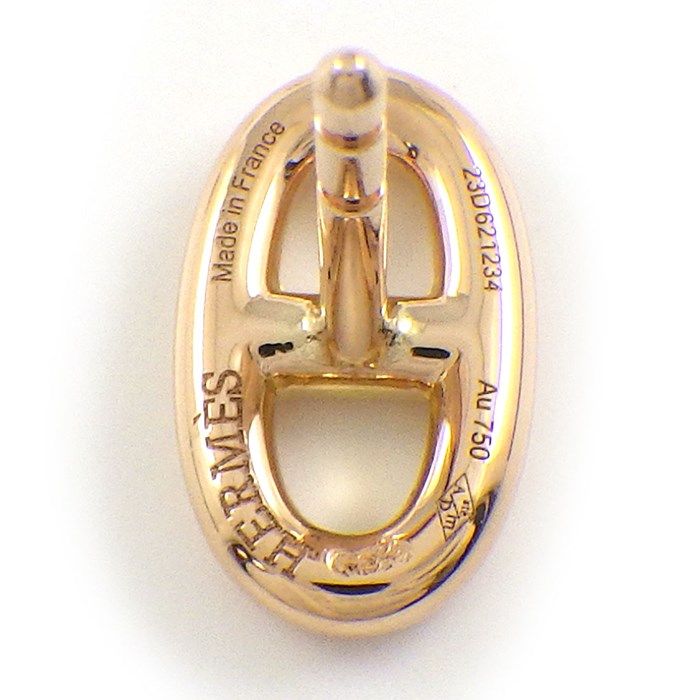 エルメス HERMES ピアス シェーヌダンクル ファランドール 鎖モチーフ  