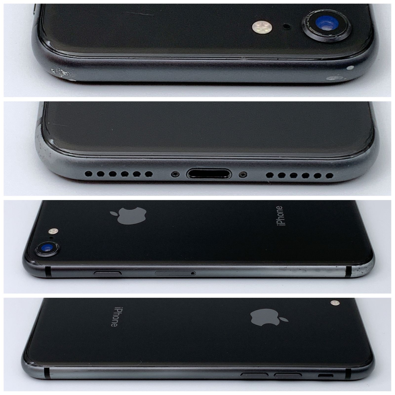 限定カラー iPhone8 64GB スペースグレイ【SIMフリー】新品バッテリー ...