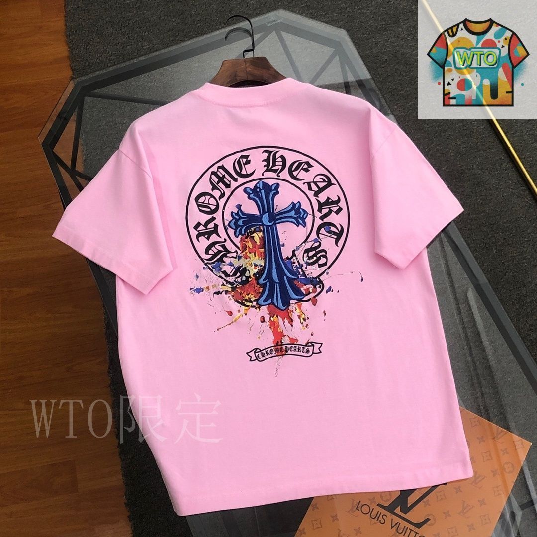 ★Chrome Hearts★ レディース ロゴ 刺繍 Tシャツ 今日特価】Chrome Hearts 2025 Tee クロムハーツ 刺繍