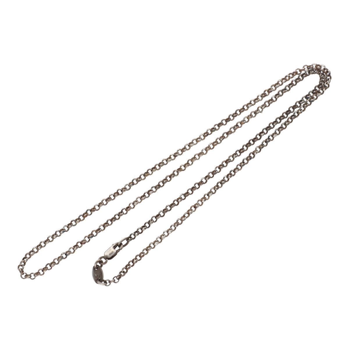 クロムハーツロールチェーン CHROME HEARTS クロムハーツ ロール チェーン 45cm 18inch