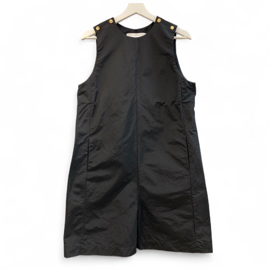 美品 St.cecilia セントセシリア クルーネック ショートサロペット 