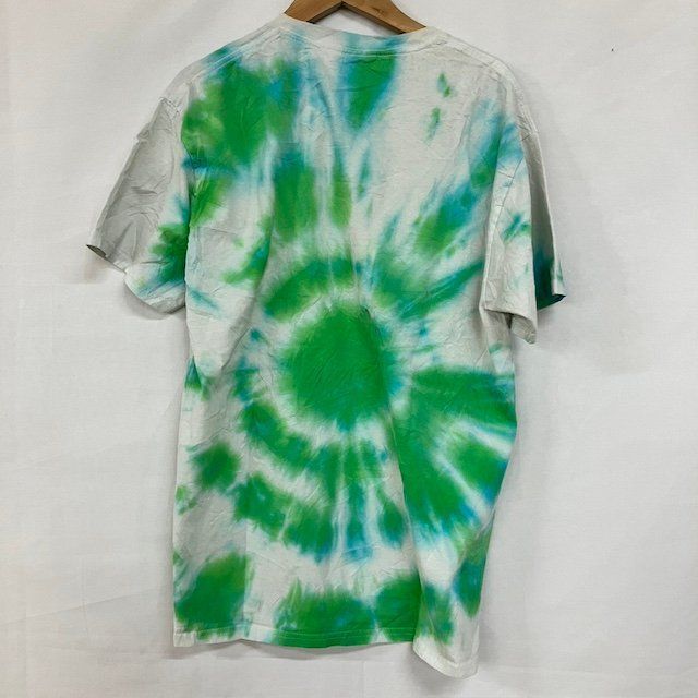 メンズTシャツ グリーン フルーツ柄 古着風